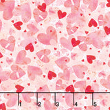 Charming Love - Packed Hearts Sweet Yardage