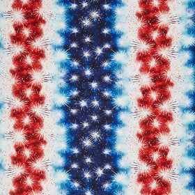 Stars and Stripes - Ombre Stripe, Fireworks Americana Yardage