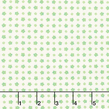 Fabric Market - Small Flower Grid Fresh Dew Yardage