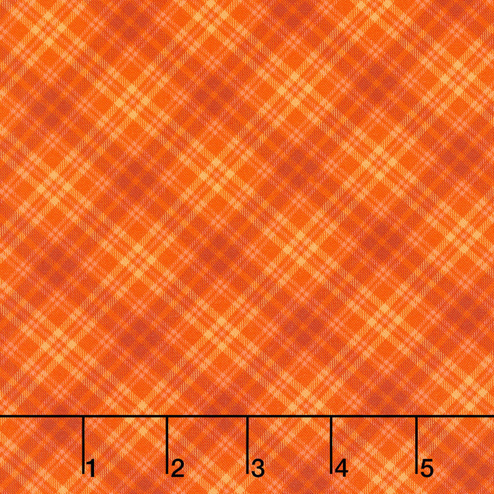 Fabric Market - Diagonal Plaid Sienna Yardage