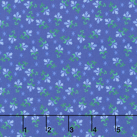 Fabric Market - Tossed Foulard Ocean Yardage