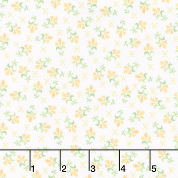 Fabric Market - Tossed Foulard Citrus Yardage