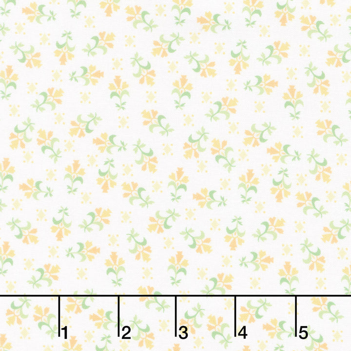 Fabric Market - Tossed Foulard Citrus Yardage