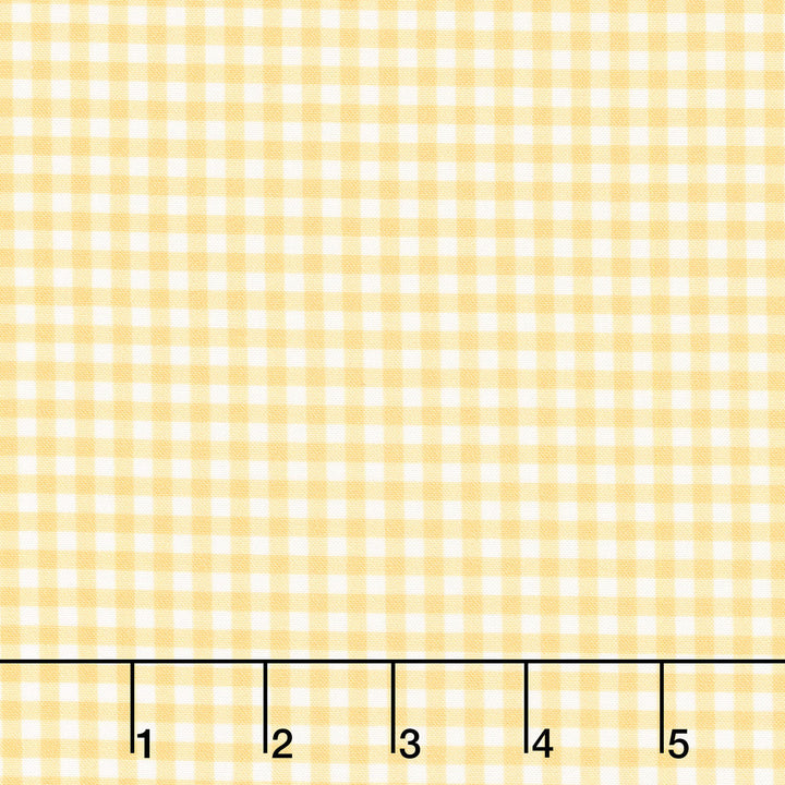 Fabric Market - Gingham Check Sunshine Yardage