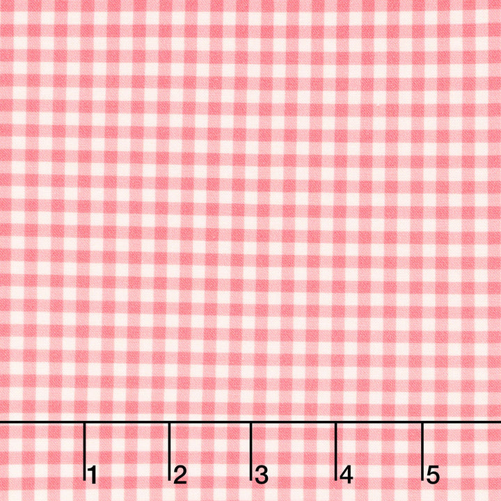 Fabric Market - Gingham Check Honeysuckle Yardage
