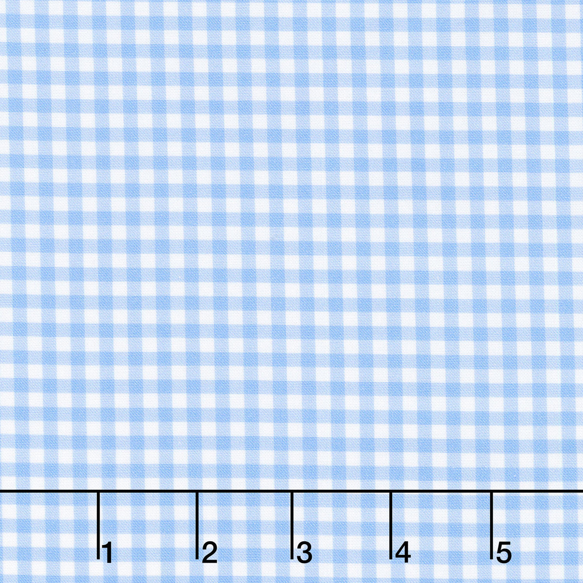Fabric Market - Gingham Check Blue Yonder Yardage