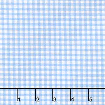 Fabric Market - Gingham Check Blue Yonder Yardage