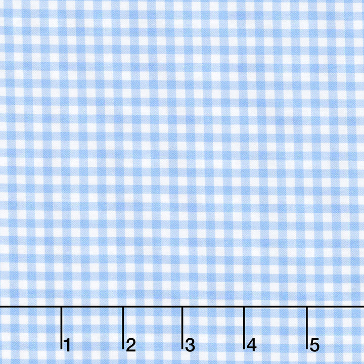 Fabric Market - Gingham Check Blue Yonder Yardage