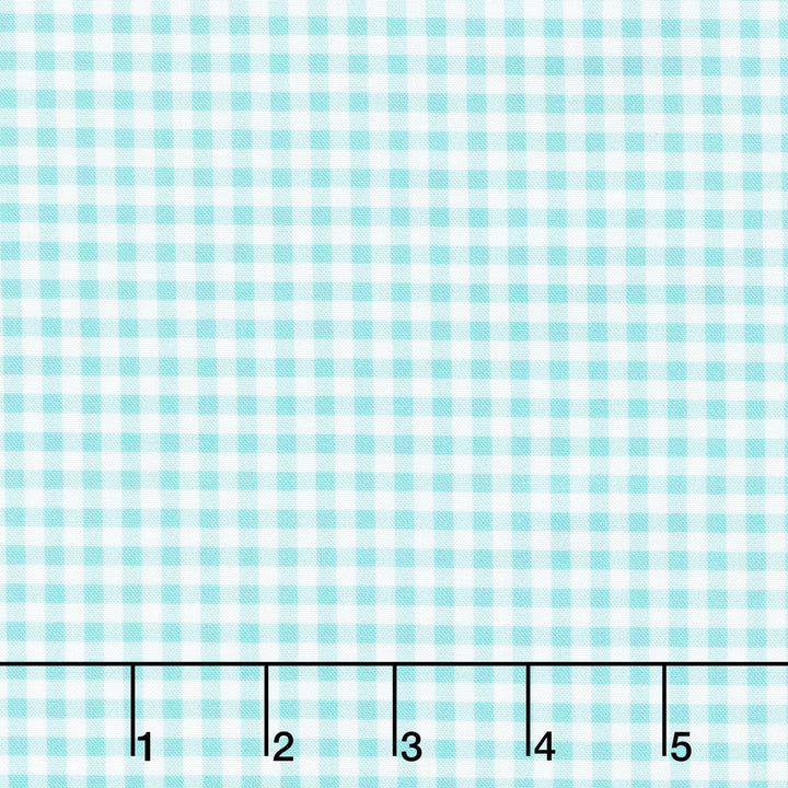 Fabric Market - Gingham Check Sea Mist Yardage