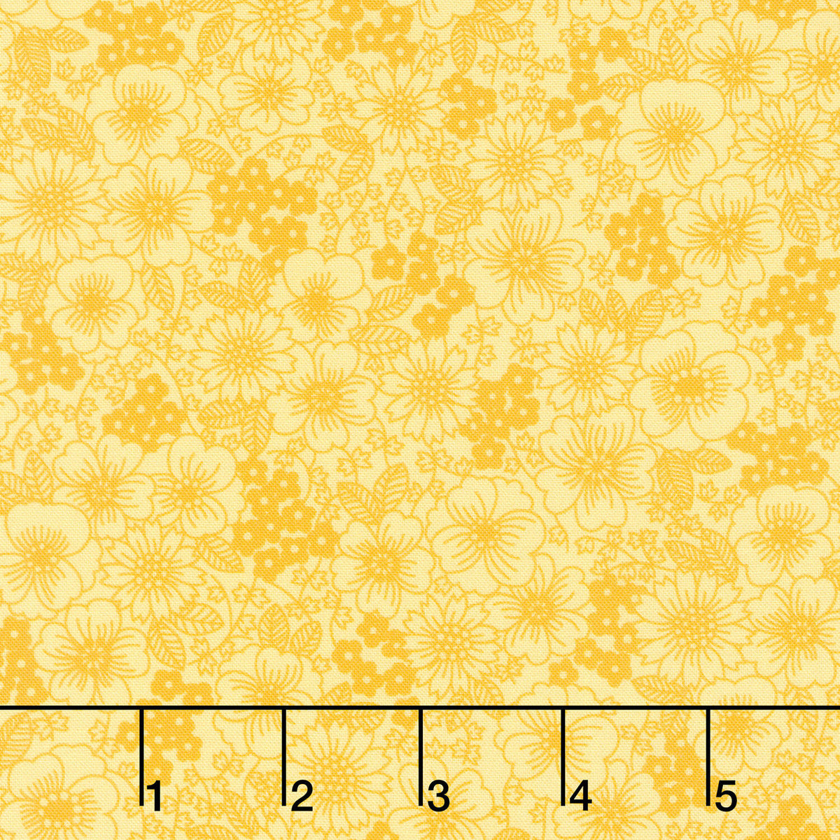 Fabric Market - Packed Florals Sunkissed Yardage