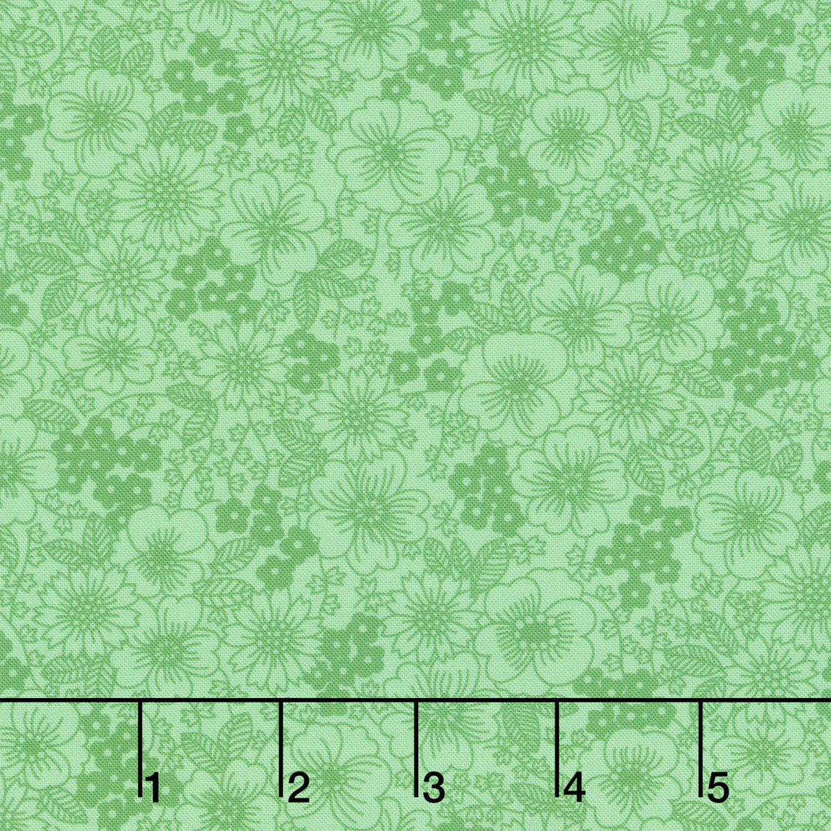 Fabric Market - Packed Florals Pickle Yardage