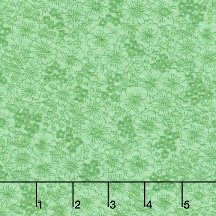Fabric Market - Packed Florals Pickle Yardage