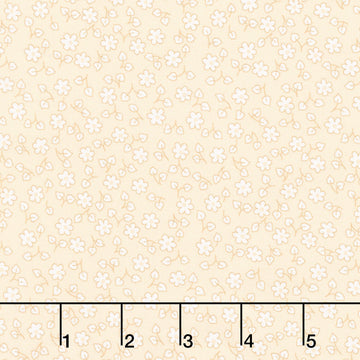 Fabric Market - Ditsy Floral Vanilla Yardage