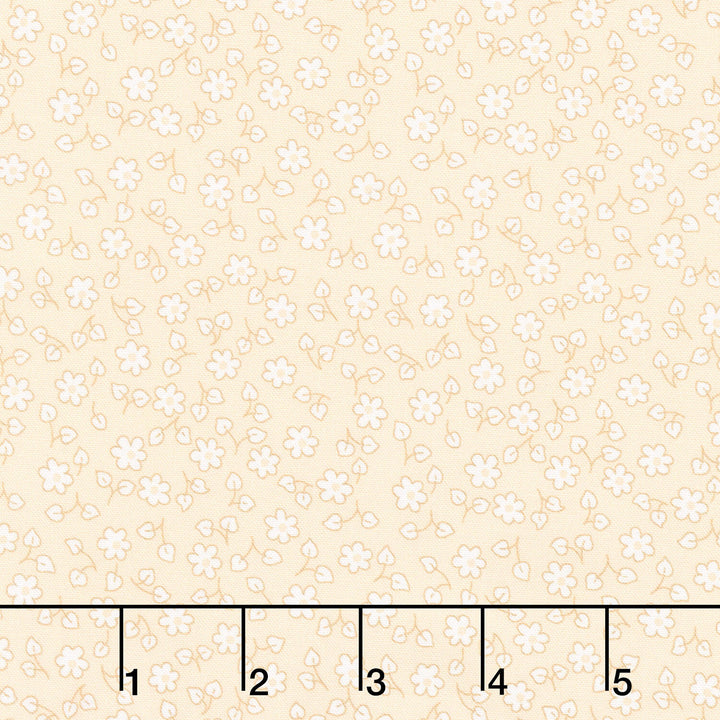 Fabric Market - Ditsy Floral Vanilla Yardage