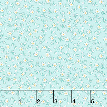 Fabric Market - Ditsy Floral Sea Glass Yardage