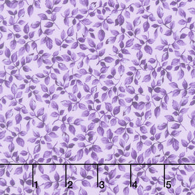 Fabric Market - Packed Leaves Lavender Yardage