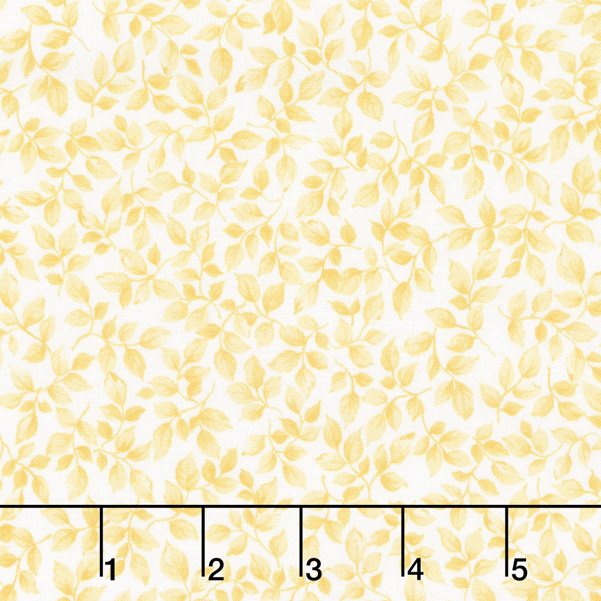 Fabric Market - Packed Leaves Sunshine Yardage