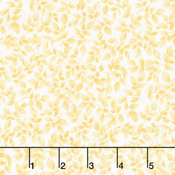 Fabric Market - Packed Leaves Sunshine Yardage
