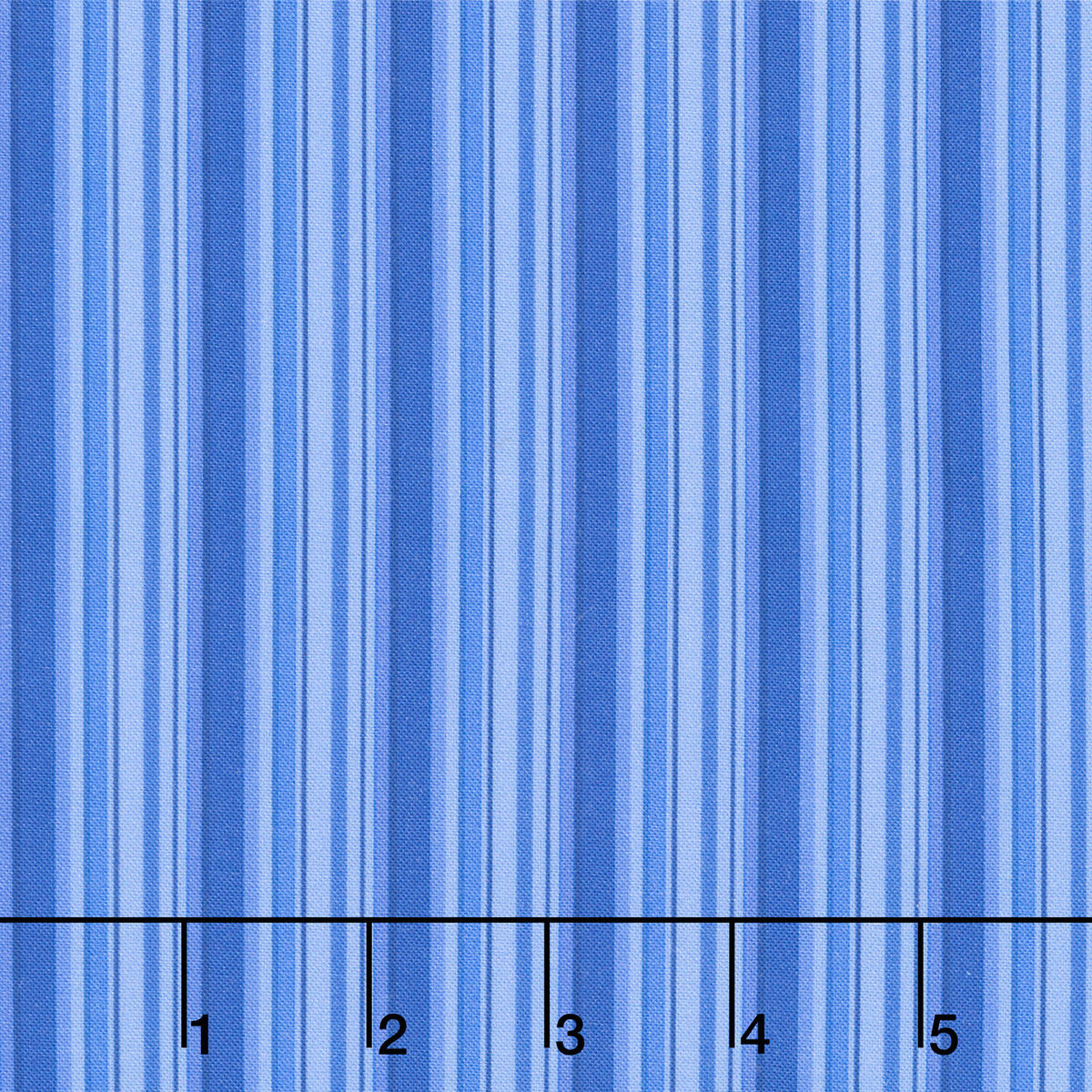 Fabric Market - Stripe Blueberry Yardage