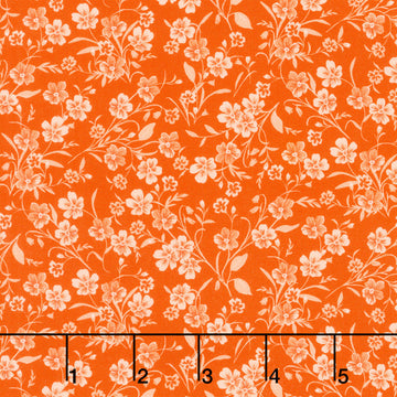 Fabric Market - Tonal Stemmed Florals Sienna Yardage