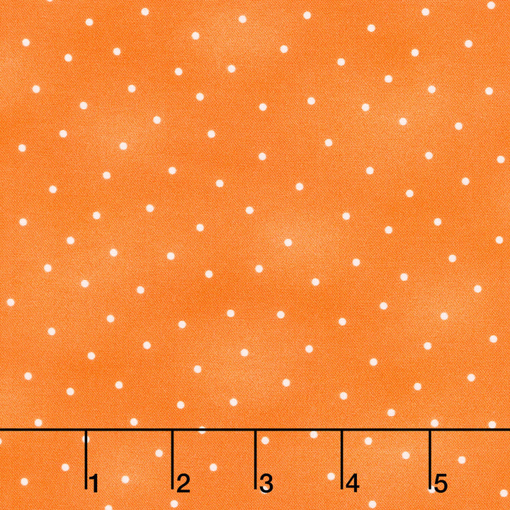 Fabric Market - White Dots Orange Yardage