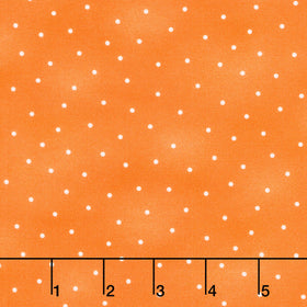 Fabric Market - White Dots Orange Yardage