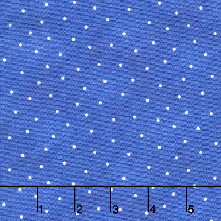 Fabric Market - White Dots Blueberry Yardage
