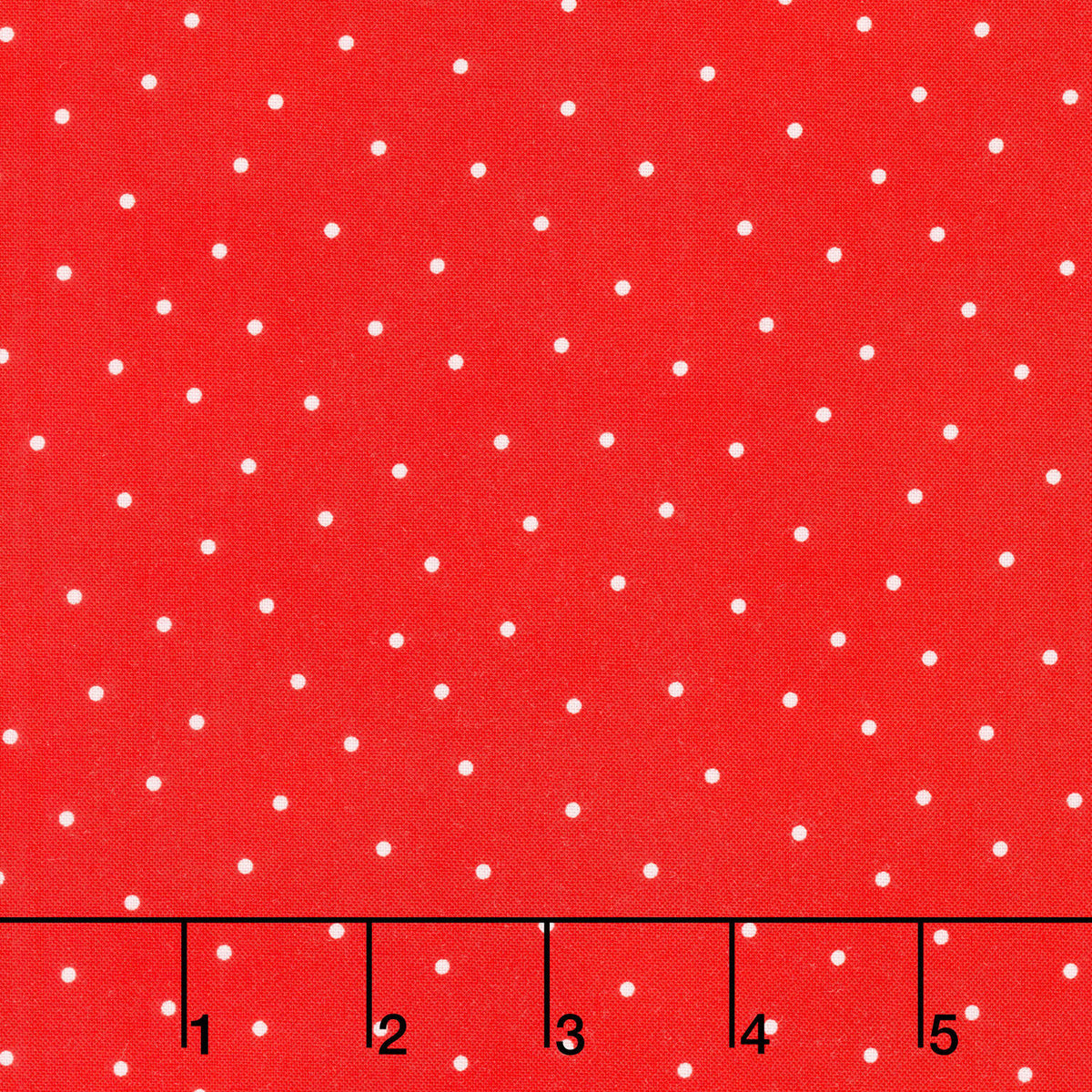 Fabric Market - White Dots Tomato Yardage