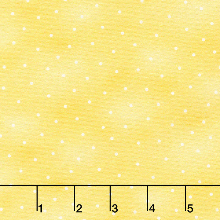 Fabric Market - White Dots Daffodil Yardage