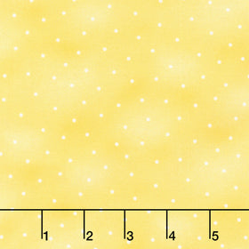 Fabric Market - White Dots Daffodil Yardage