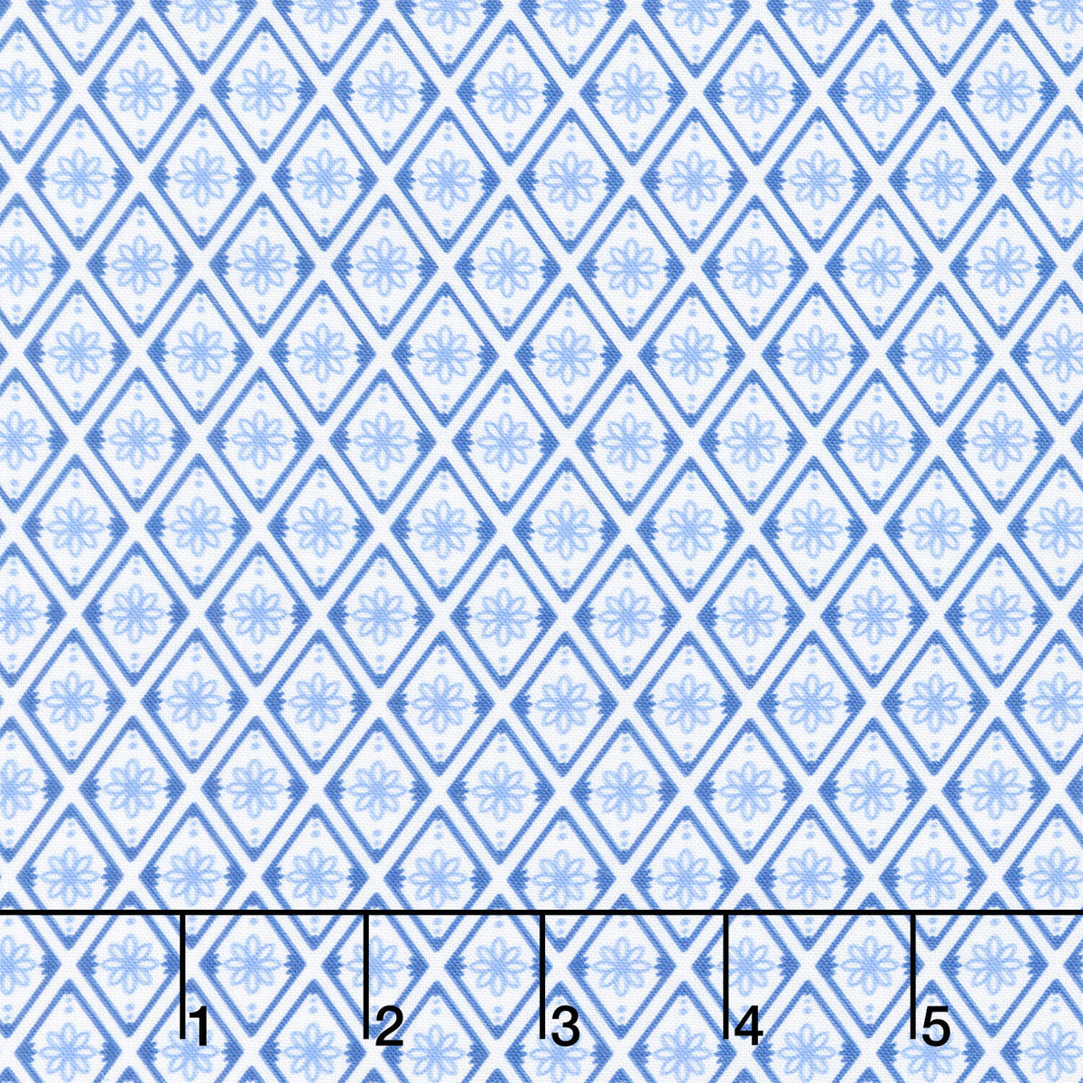 Fabric Market - Diamond Flower Ice Yardage