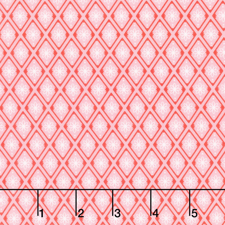 Fabric Market - Diamond Flower Honeysuckle Yardage