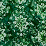 Christmas Cheer - Poinsettias Sprigs Jade Yardage