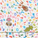 Little Grinch - Tossed Alphabet Grinch Max Cindy Lou Multi Yardage