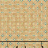 Star of Wonder - Geometric Pattern Gold Metallic Yardage