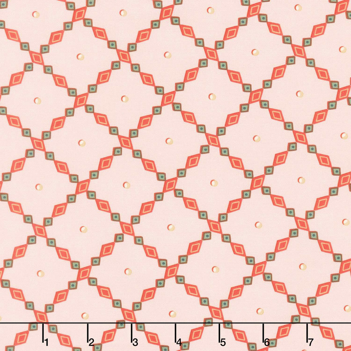 Holiday Nutcracker Collection - Lattice Pink Yardage