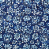 Artisan Batiks - Evergreen Ice Snowflakes Blue Yardage