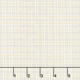 Hello Fall - Plaid Mushroom Metallic Yardage