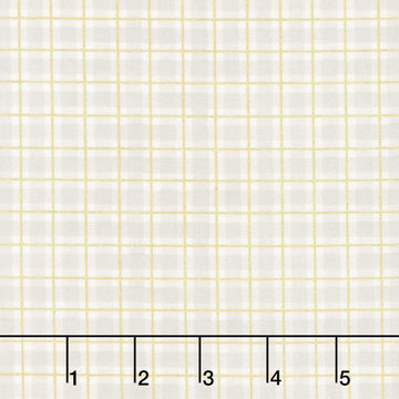 Hello Fall - Plaid Mushroom Metallic Yardage