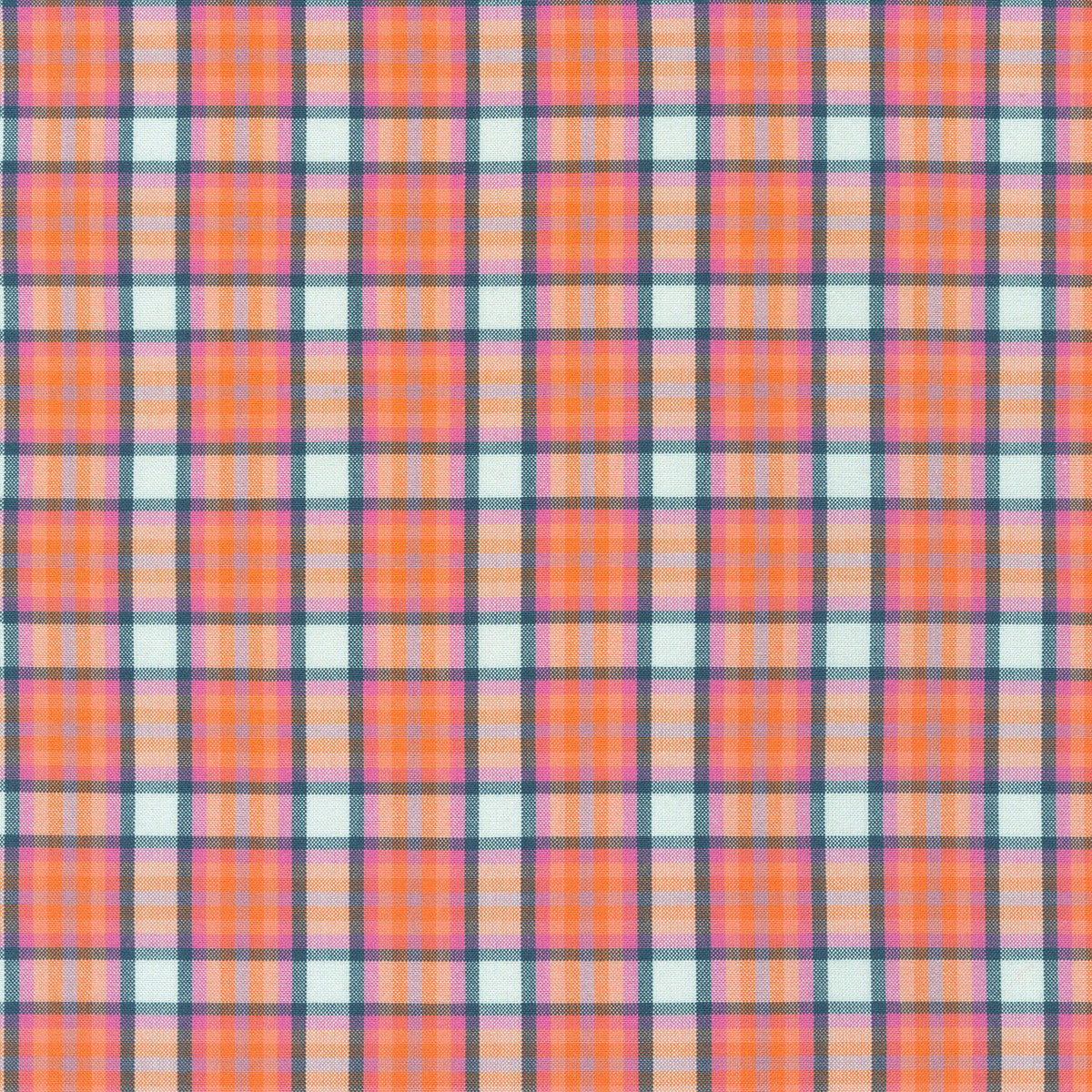 Kitchen Window Wovens - Salmon Yardage