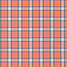 Kitchen Window Wovens - Salmon Yardage