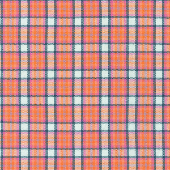 Kitchen Window Wovens - Salmon Yardage