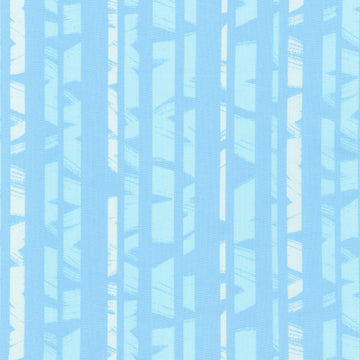 Brushy - Pointy Stripe Sky Yardage