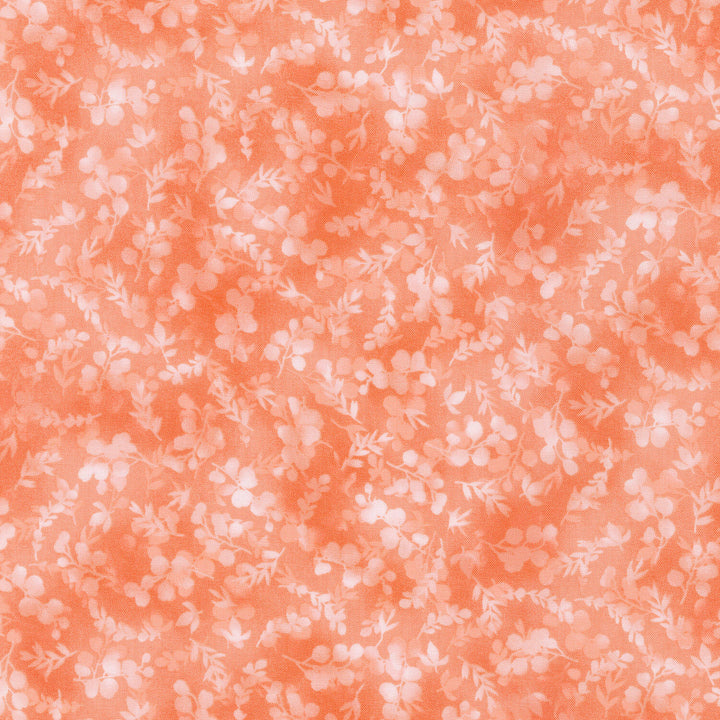 Fusions - Eucalyptus Leaves Pink Nectar Yardage