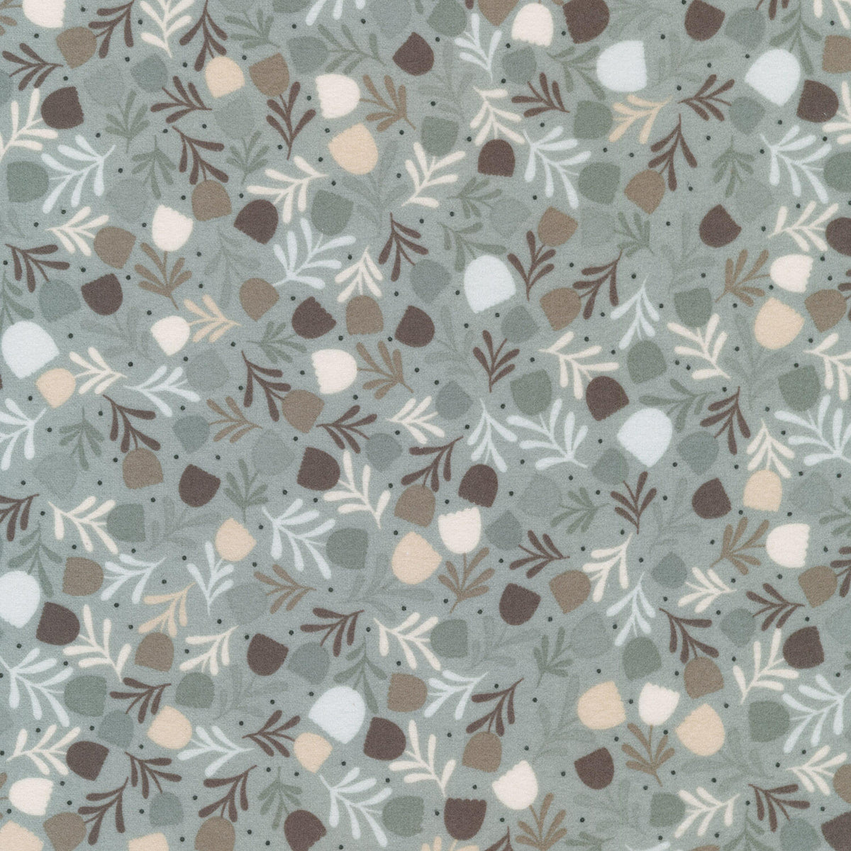 Gentle Night Flannel - Charcoal Yardage