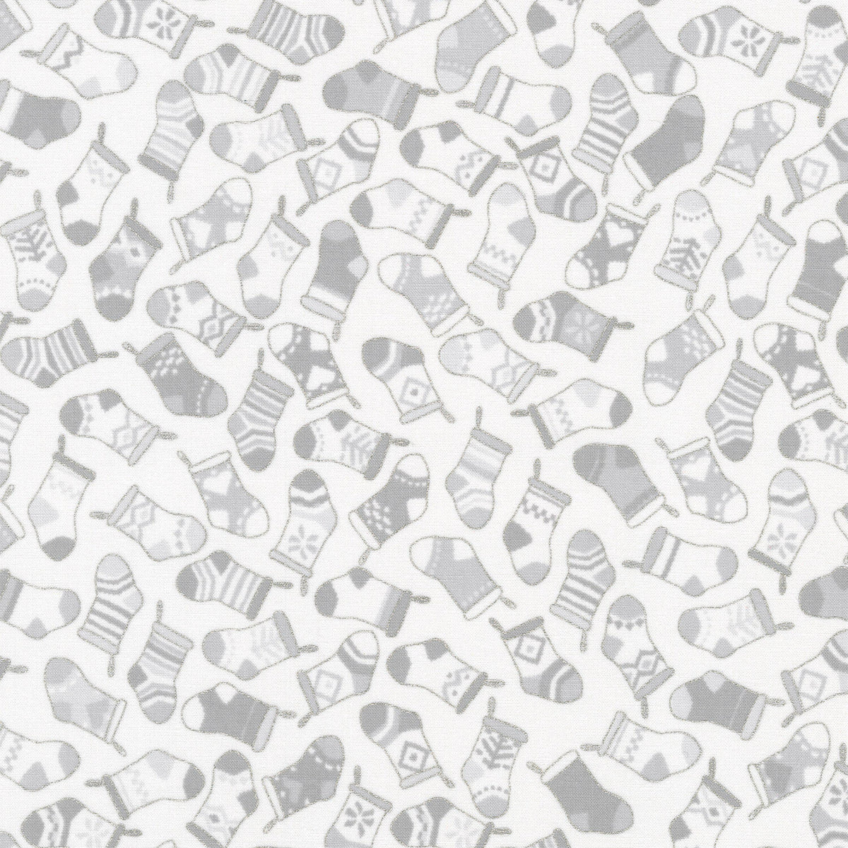 Holiday Charms - Stockings Ice Yardage