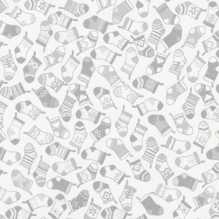 Holiday Charms - Stockings Ice Yardage