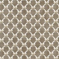 Holiday Flourish-Festive Finery - Lattice Bows Taupe Yardage