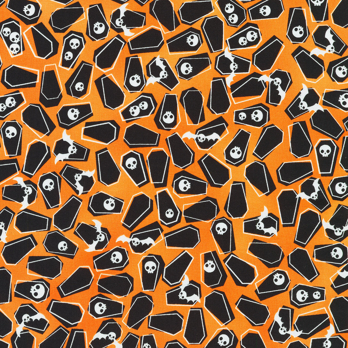Lights Out - Coffins Pumpkin Yardage