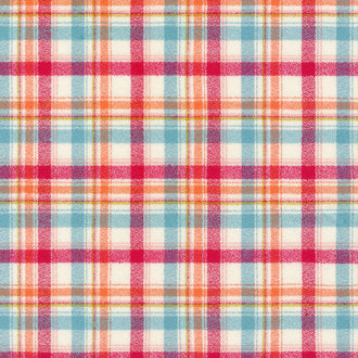 Mammoth Junior Flannel - Plaid Nectarine Yardage